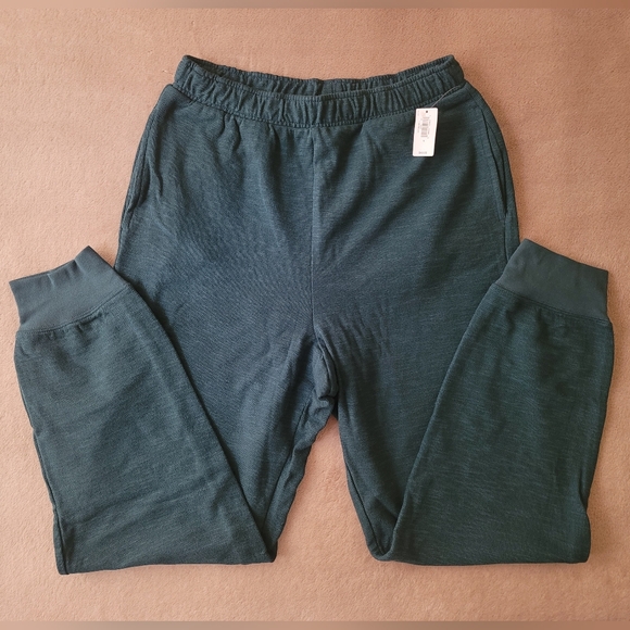 Gap Women Forest Green Pajamas Joggers NWT Size Small (Wide Fit) - Picture 2 of 6